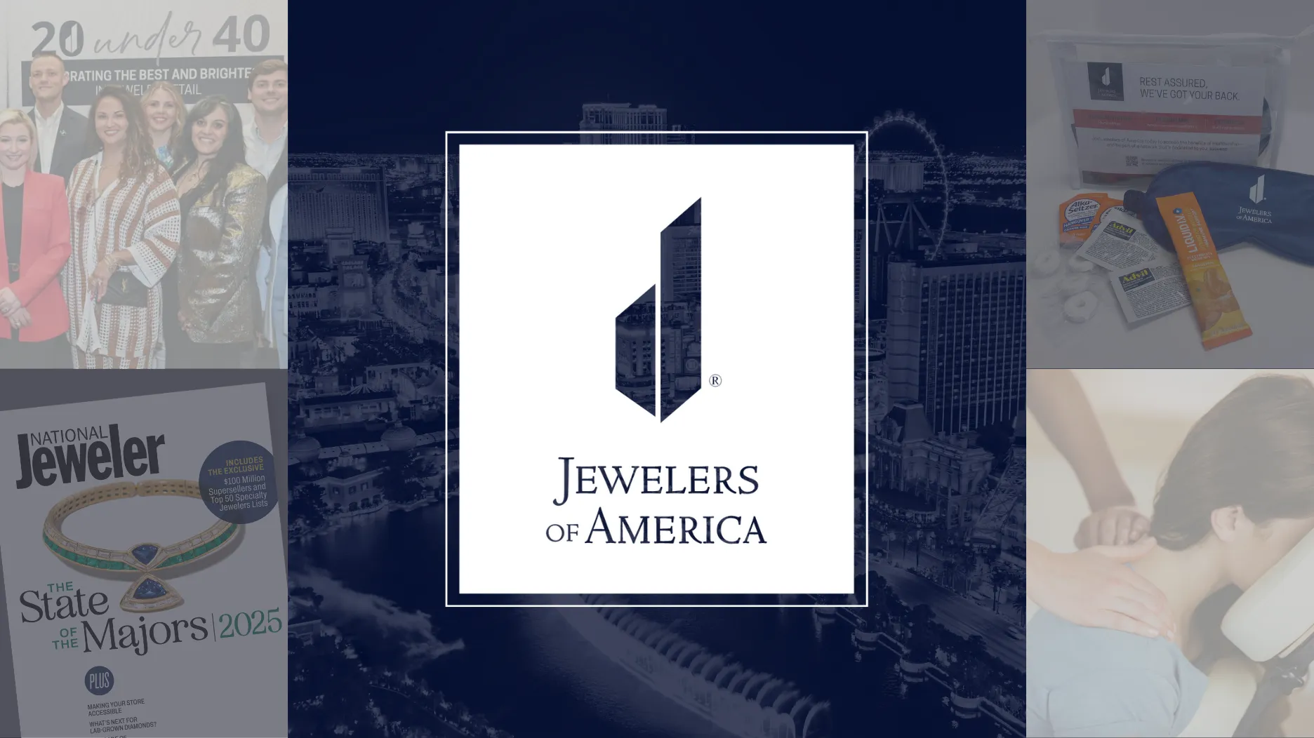 Участники выставки JCK Las Vegas 2025 у стенда JA